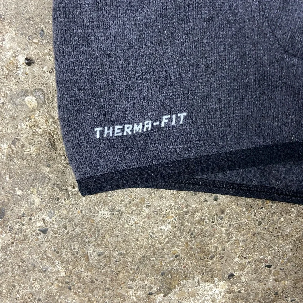 Nike Therma-FIT Hoodie Women's Size Large Gray Hypernatural Cowl Neck Pullover